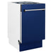 ZLINE 18" Dishwasher in Blue gloss panel, Stainless Tub, DWV - BG - 18 - Farmhouse Kitchen and Bath