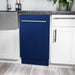 ZLINE 18" Dishwasher in Blue gloss panel, Stainless Tub, DWV - BG - 18 - Farmhouse Kitchen and Bath