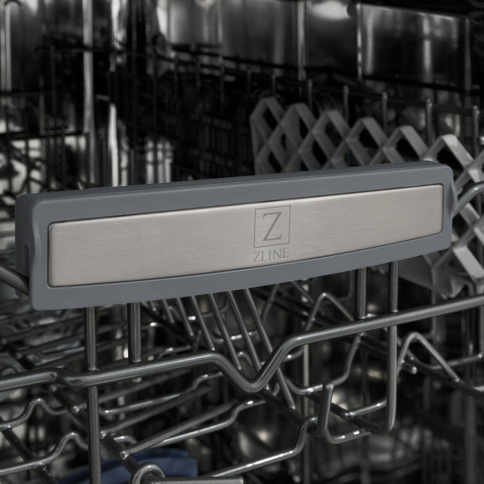 ZLINE 18" Dishwasher in Blue gloss panel, Stainless Tub, DWV - BG - 18 - Farmhouse Kitchen and Bath