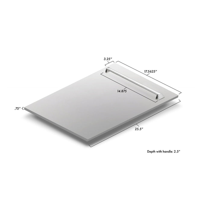 ZLINE 18" Dishwasher in Custom Panel Ready, Stainless Tub, DWV - 304 - 18 - Farmhouse Kitchen and Bath