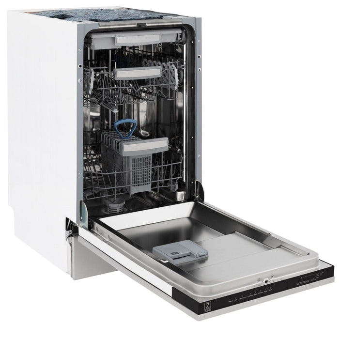 ZLINE 18" Dishwasher in Custom Panel Ready, Stainless Tub, DWV - 304 - 18 - Farmhouse Kitchen and Bath