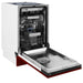 ZLINE 18" Dishwasher, Red Gloss panel, Stainless Tub, DWV - RG - 18 - Farmhouse Kitchen and Bath