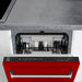 ZLINE 18" Dishwasher, Red Gloss panel, Stainless Tub, DWV - RG - 18 - Farmhouse Kitchen and Bath