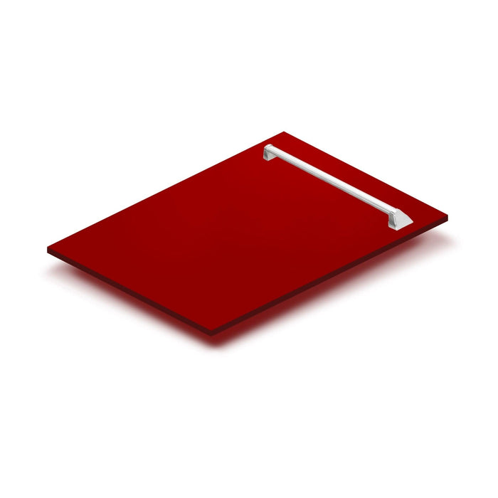 ZLINE 18" Dishwasher, Red Gloss panel, Stainless Tub, DWV - RG - 18 - Farmhouse Kitchen and Bath