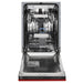 ZLINE 18" Dishwasher, Red Matt panel, Stainless Tub, DWV - RM - 18 - Farmhouse Kitchen and Bath