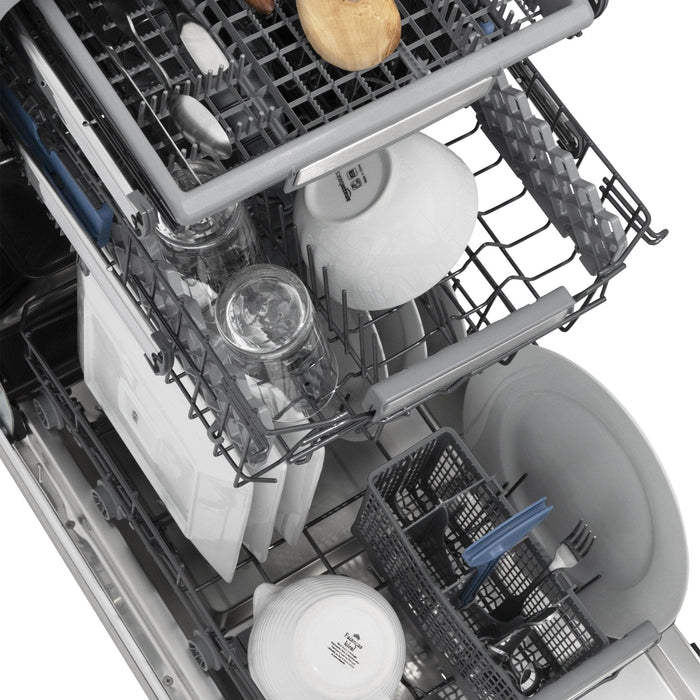ZLINE 18" Dishwasher, Stainless panel, Stainless Tub, DWV - SN - 18 - Farmhouse Kitchen and Bath
