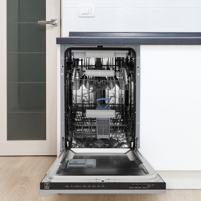 ZLINE 18" Dishwasher, Stainless panel, Stainless Tub, DWV - SN - 18 - Farmhouse Kitchen and Bath
