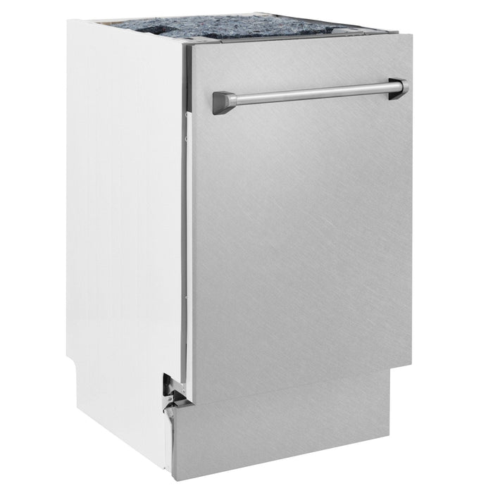 ZLINE 18" Dishwasher, Stainless panel, Stainless Tub, DWV - SN - 18 - Farmhouse Kitchen and Bath