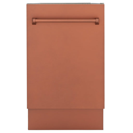 ZLINE 18" Dishwasher with Copper panel, Stainless Tub, DWV - C - 18 - Farmhouse Kitchen and Bath