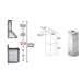 ZLINE 2 Piece Chimney Extension for 12' Ceiling, 2PCEXT - KECOM - Farmhouse Kitchen and Bath