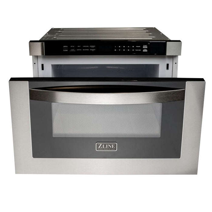 ZLINE 24" 1.2 cu. ft. Microwave Drawer in Stainless Steel, MWD - 1 - Farmhouse Kitchen and Bath