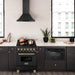 ZLINE 24" Autograph Dual Fuel Range Black Stainless, Bronze RABZ - 24 - CB - Farmhouse Kitchen and Bath