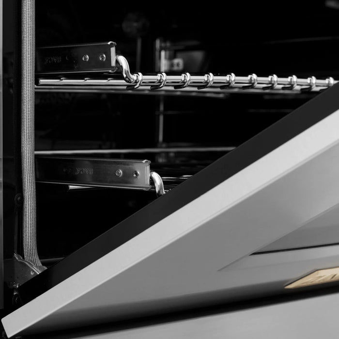 ZLINE 24" Autograph Edition, Gas Range, White Door, RGZ - 24 - G - Farmhouse Kitchen and Bath
