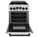 ZLINE 24" Autograph Edition, Gas Range, White Door, RGZ - 24 - MB - Farmhouse Kitchen and Bath