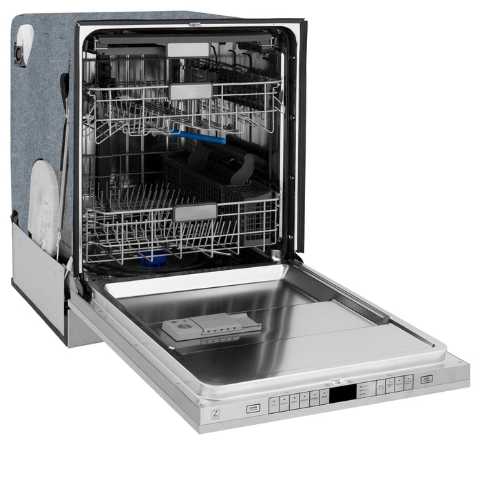 ZLINE 24" Autograph Tall Tub Dishwasher, Bronze, DWMTZ - SN - 24 - CB - Farmhouse Kitchen and Bath