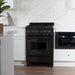 ZLINE 24" Black Stainless, Gas Brass Burner, Electric Range, RAB - BR - 24 - Farmhouse Kitchen and Bath