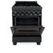 ZLINE 24" Black Stainless, Gas Burner, Electric Oven Range, RAB - 24 - Farmhouse Kitchen and Bath