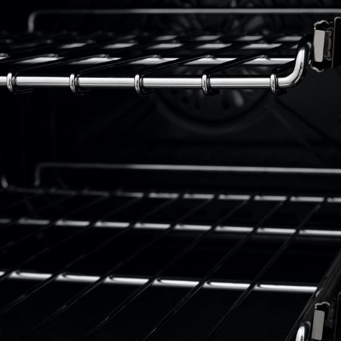 ZLINE 24" Black Stainless, Gas Burner, Electric Oven Range, RAB - 24 - Farmhouse Kitchen and Bath