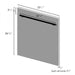 ZLINE 24" Dishwasher Black Matte with Stainless Steel Tub, DW - BLM - H - 24 - Farmhouse Kitchen and Bath
