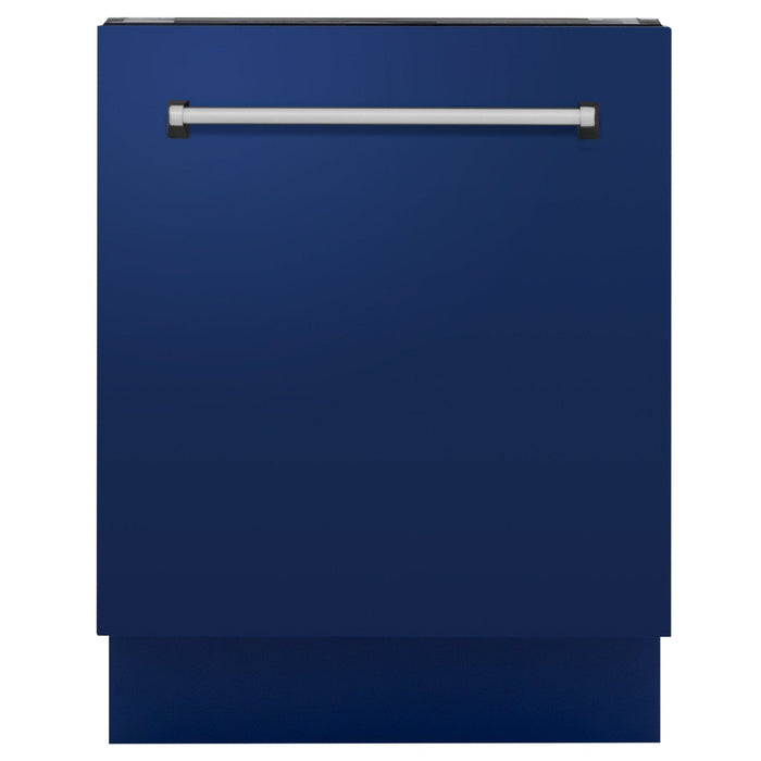 ZLINE 24" Dishwasher in Blue gloss panel, Stainless Tub, DWV - BG - 24 - Farmhouse Kitchen and Bath