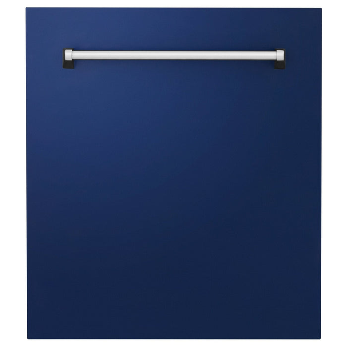 ZLINE 24" Dishwasher in Blue gloss panel, Stainless Tub, DWV - BG - 24 - Farmhouse Kitchen and Bath