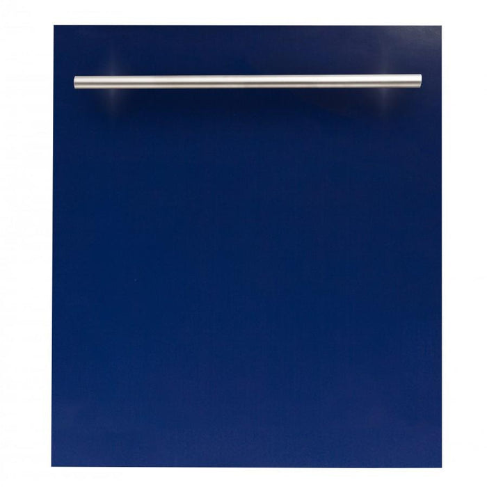 ZLINE 24" Dishwasher in Blue Gloss, Stainless Steel Tub, DW - BG - H - 24 - Farmhouse Kitchen and Bath
