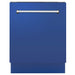 ZLINE 24" Dishwasher in Blue Matte panel, Stainless Tub, DWV - BM - 24 - Farmhouse Kitchen and Bath