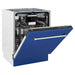 ZLINE 24" Dishwasher in Blue Matte panel, Stainless Tub, DWV - BM - 24 - Farmhouse Kitchen and Bath