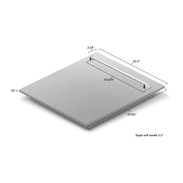 ZLINE 24" Dishwasher in DuraSnow Stainless panel, Stainless Tub, DWV - SN - 24 - Farmhouse Kitchen and Bath