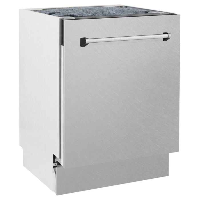 ZLINE 24" Dishwasher in DuraSnow Stainless panel, Stainless Tub, DWV - SN - 24 - Farmhouse Kitchen and Bath