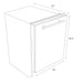 ZLINE 24" Dishwasher in Red Gloss, Stainless Steel Tub, DW - RG - H - 24 - Farmhouse Kitchen and Bath