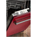 ZLINE 24" Dishwasher in Red Gloss, Stainless Tub, Traditional Handle, DW - RG - 24 - Farmhouse Kitchen and Bath