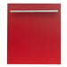 ZLINE 24" Dishwasher in Red Matte, Stainless Steel Tub, DW - RM - H - 24 - Farmhouse Kitchen and Bath