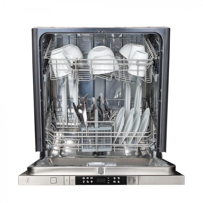 ZLINE 24" Dishwasher in White Matte, Stainless Steel Tub, DW - WM - H - 24 - Farmhouse Kitchen and Bath