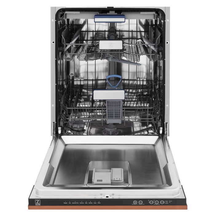 ZLINE 24" Dishwasher with Copper panel, Stainless Tub, DWV - C - 24 - Farmhouse Kitchen and Bath