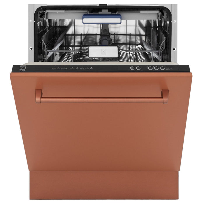 ZLINE 24" Dishwasher with Copper panel, Stainless Tub, DWV - C - 24 - Farmhouse Kitchen and Bath
