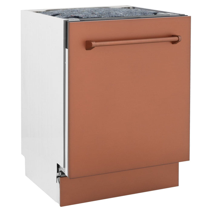 ZLINE 24" Dishwasher with Copper panel, Stainless Tub, DWV - C - 24 - Farmhouse Kitchen and Bath
