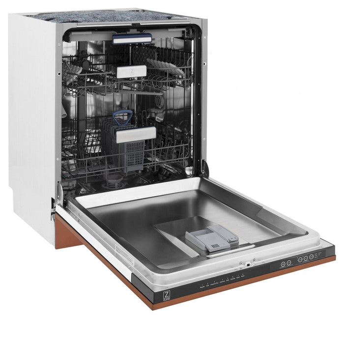 ZLINE 24" Dishwasher with Copper panel, Stainless Tub, DWV - C - 24 - Farmhouse Kitchen and Bath