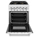 ZLINE 24" Gas on Gas Range, Stainless Steel, Blue Gloss Door, RG - BG - 24 - Farmhouse Kitchen and Bath