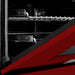 ZLINE 24" Gas Range, DuraSnow Stainless, Red Gloss Door, RGS - RG - 24 - Farmhouse Kitchen and Bath