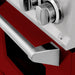 ZLINE 24" Gas Range, DuraSnow Stainless, Red Gloss Door, RGS - RG - 24 - Farmhouse Kitchen and Bath