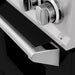 ZLINE 24" Gas Range, DuraSnow, Stainless Steel, Black Door, RGS - BLM - 24 - Farmhouse Kitchen and Bath