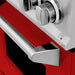 ZLINE 24" Gas Range In DuraSnow Stainless Steel, Red Matt, RGS - RM - 24 - Farmhouse Kitchen and Bath