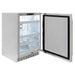 ZLINE 24 in. Touchstone Beverage Fridge, Solid Stainless Door, Champagne Bronze Handle RBSOZ - ST - 24 - CB - Farmhouse Kitchen and Bath
