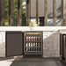 ZLINE 24 in. Touchstone Beverage Fridge, Solid Stainless Door, Matte Black Handle RBSOZ - ST - 24 - MB - Farmhouse Kitchen and Bath