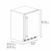ZLINE 24 in. Touchstone Beverage Fridge, Solid Stainless Door, Polished Gold Handle RBSOZ - ST - 24 - G - Farmhouse Kitchen and Bath