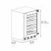 ZLINE 24 in. Touchstone Dual Zone 44 Bottle Wine Cooler With Panel Ready Glass Door RWDPO - 24 - Farmhouse Kitchen and Bath