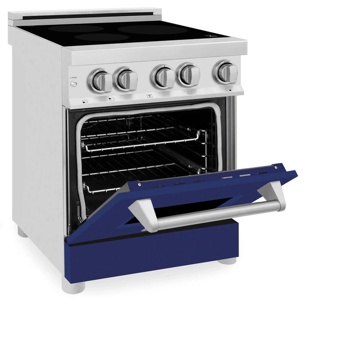 ZLINE 24" Induction Range with a 3 Element Stove and Electric Oven in Stainless Steel RAIND - BG - 24 - Farmhouse Kitchen and Bath