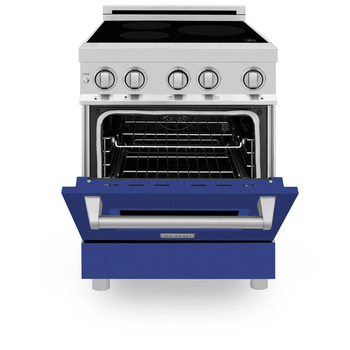 ZLINE 24" Induction Range with a 3 Element Stove and Electric Oven in Stainless Steel RAIND - BM - 24 - Farmhouse Kitchen and Bath