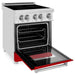 ZLINE 24" Induction Range with a 3 Element Stove and Electric Oven in Stainless Steel RAIND - RM - 24 - Farmhouse Kitchen and Bath